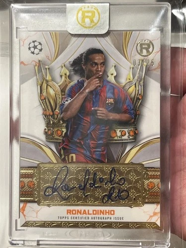 2024-25 Topps Reverence UEFA Club Competitions - Ronaldinho Auto !!️!!️ #3/25 🔥🔥
