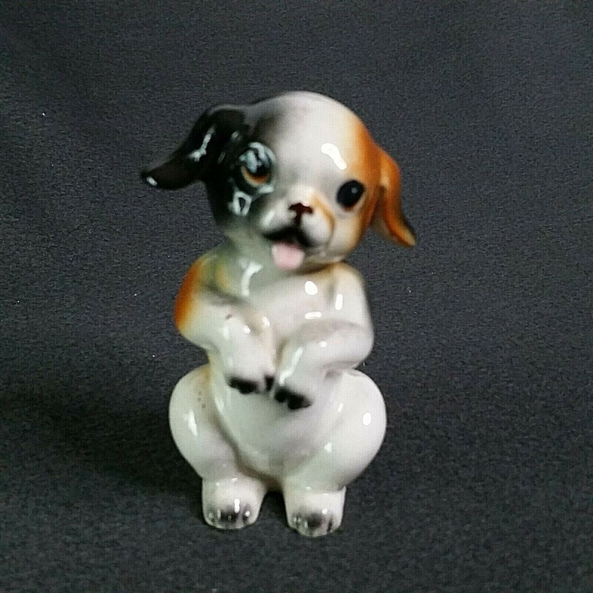 Ceramic Puppy Dog Figurine Vintage Maker Mark on Bottom Japan 4 inch Ceramic Puppy Dog Figurine Vintage Maker Mark on Bottom Japan 4 inch