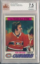 1977-78 Topps KEN DRYDEN Rare Error CALDWELL JONES Basketball Wrong Back BVG 7.5