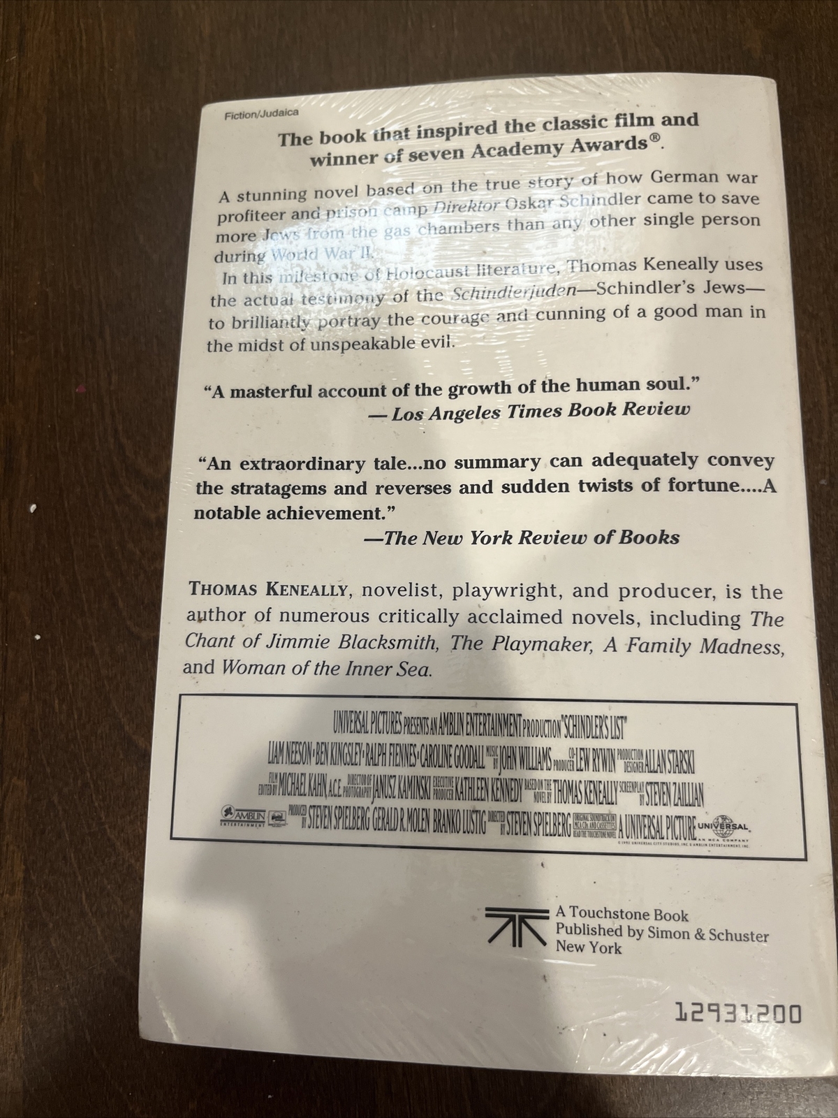 Schindler's List, A Novel by Thomas Keneally 9780671880316 eBay