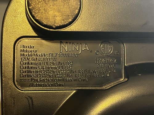 Ninja BL710WM30 Professional 1000w Pre owned Works Good - Picture 4 of 4
