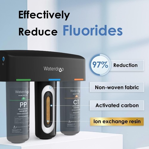 Waterdrop TSA Untertisch Wasserfiltersystem,3-stufige 0,5 Mikron Wasserfilter - Bild 4 von 8