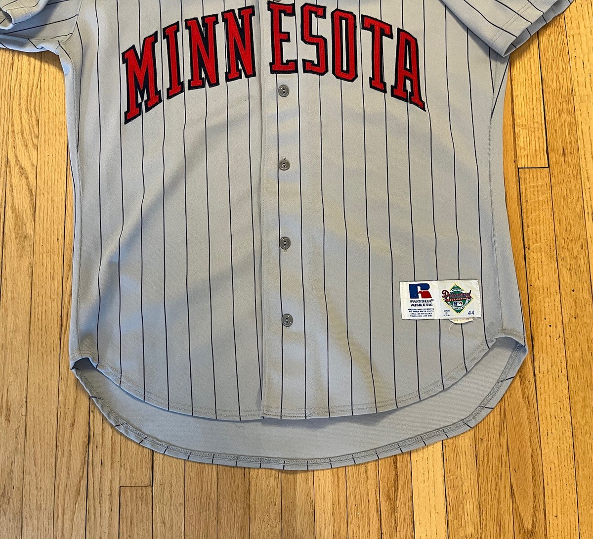 Minnesota Twins Russell Diamond Collection Pinstripe Jersey