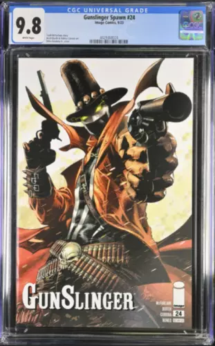 GUNSLINGER SPAWN #24 CGC 9.8 🔥Mike Deodato Jr. Variant 🔥Todd McFarlane story!