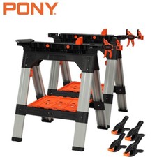 PONY 2-Pack 30-3/4 Clamping Sawhorse Bar Clam...