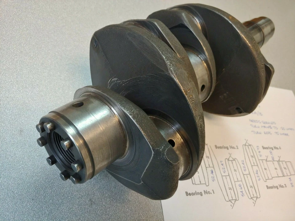 USED ORIGINAL GENUINE PORSCHE 356A 356B 1958-63 CRANKSHAFT .50/.75 741325 NLA - Изображение 4 из 4