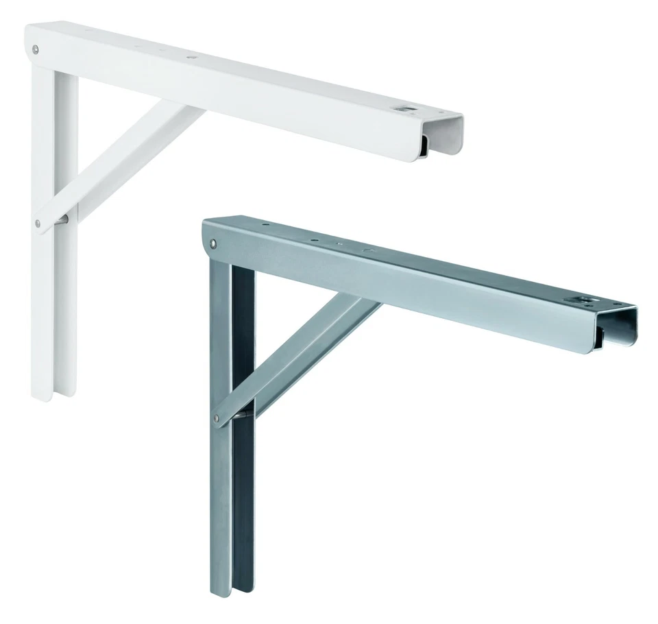 Häfele Console Rabattable Réglable Support Pliable Acier Lourd D'Angle 120kg