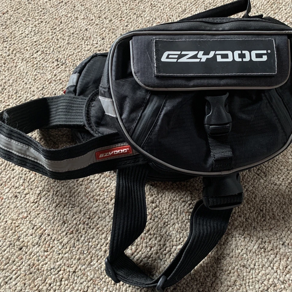 Ezydog Convert Harness XL Blue With Two Large Expandable Saddle Bags - Image 4 of 4