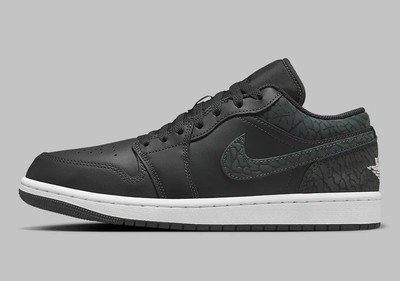 Nike Air Jordan 1 Low SE Shoes Black Elephant FB9907-001 Men