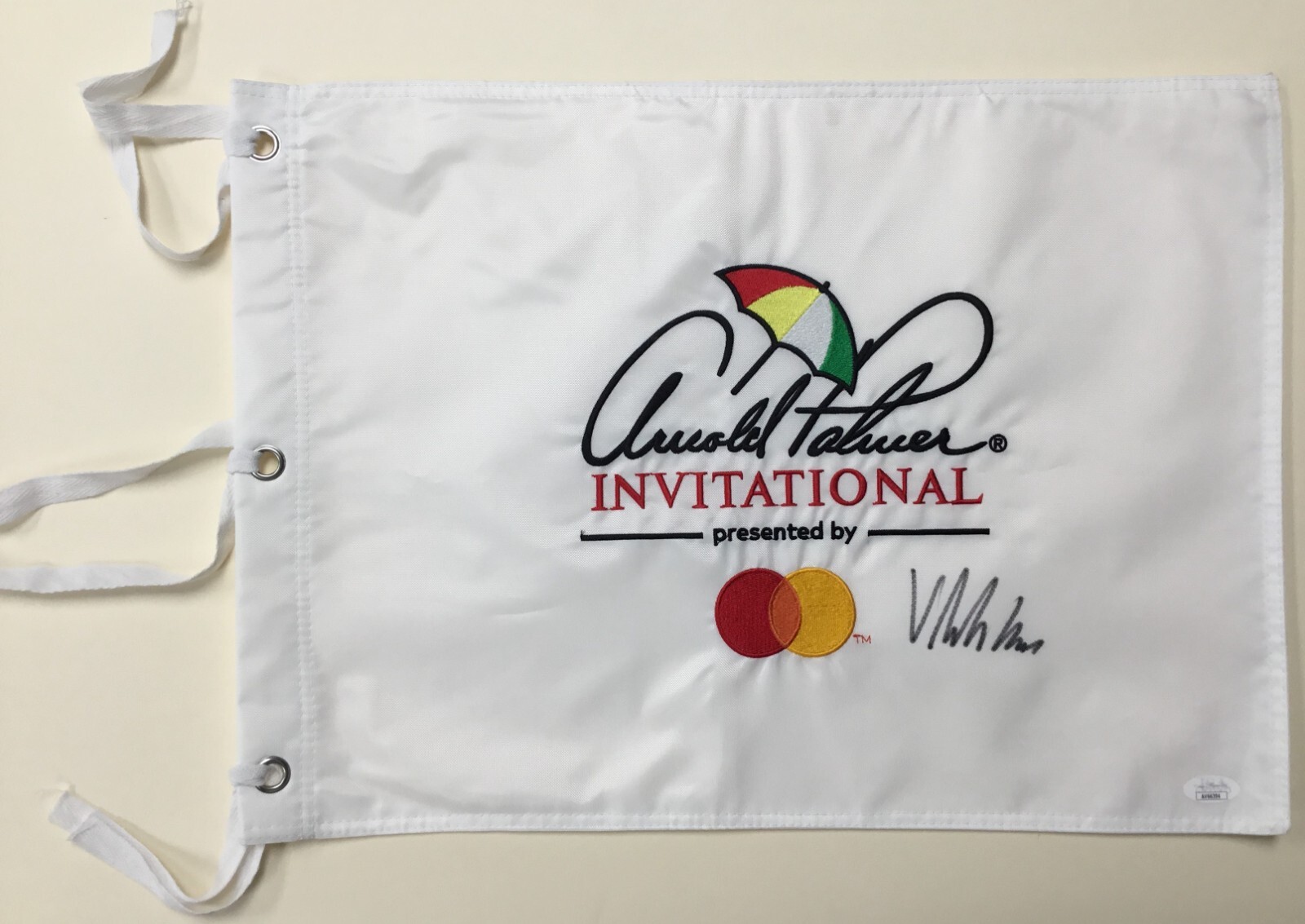 Viktor Hovland Autographed Signed Arnold Palmer Invitational Pin Flag- JSA #AV66394 