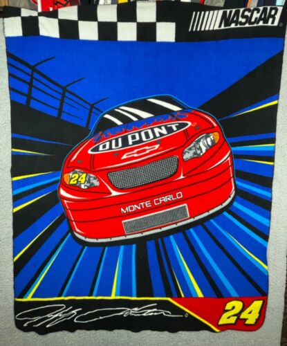 Nascar Jeff Gordon #24 Blanket Dupont Fleece Throw Northwest