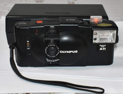 Olympus XA 2 35mm Point & Shoot Camera with A11 Electronic Flash
