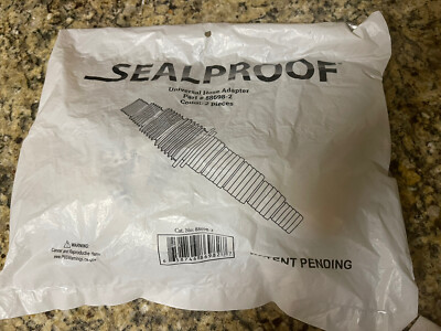 Sealproof Pool Hose Universal Adapter Compatible w/Most Pump Skimmers #88698-2