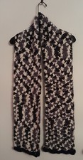 Vintage Handmade Crocheted Scarf 74 in approx