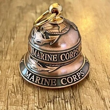 US Marine Corp SEMPER FIDELIS Copper Coin Biker Gremlin Guardian Bell