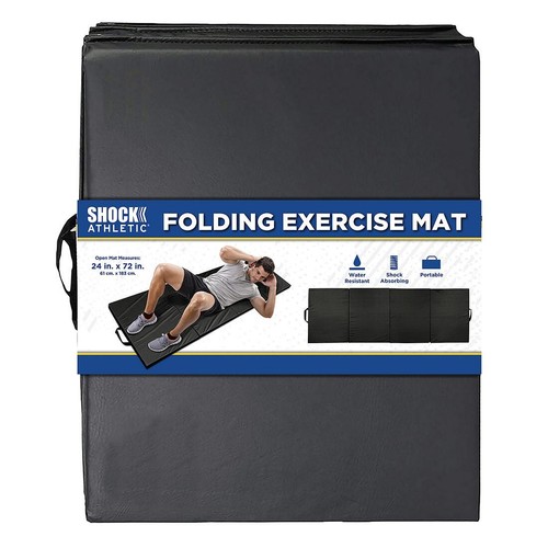 Heavy Duty Folding Mat Thick Foam Fitness Exercise Gymnastics Panel Gym Workout - Picture 4 of 5