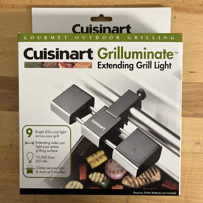 Cuisinart Grilluminate CGL-330 Extending Grill Light w/ 9 Bright LED Lights -NEW