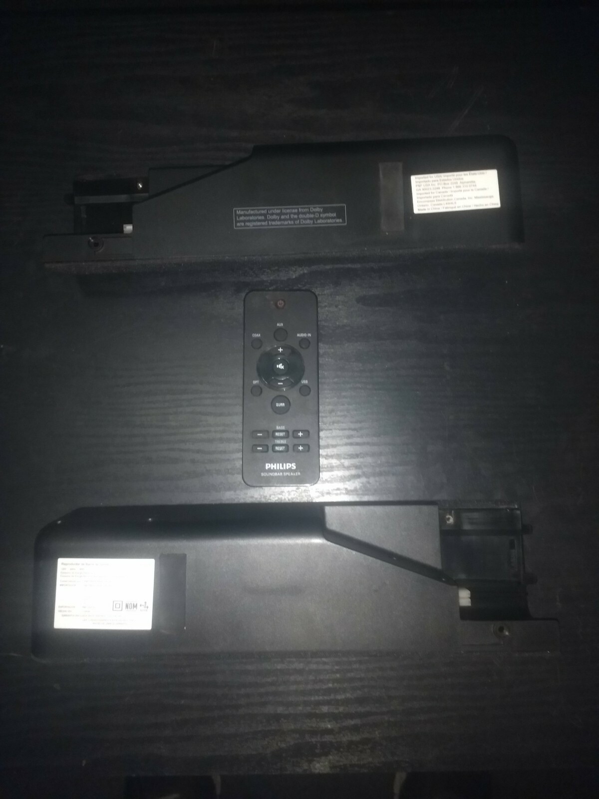 philips 2.1 speakers remote