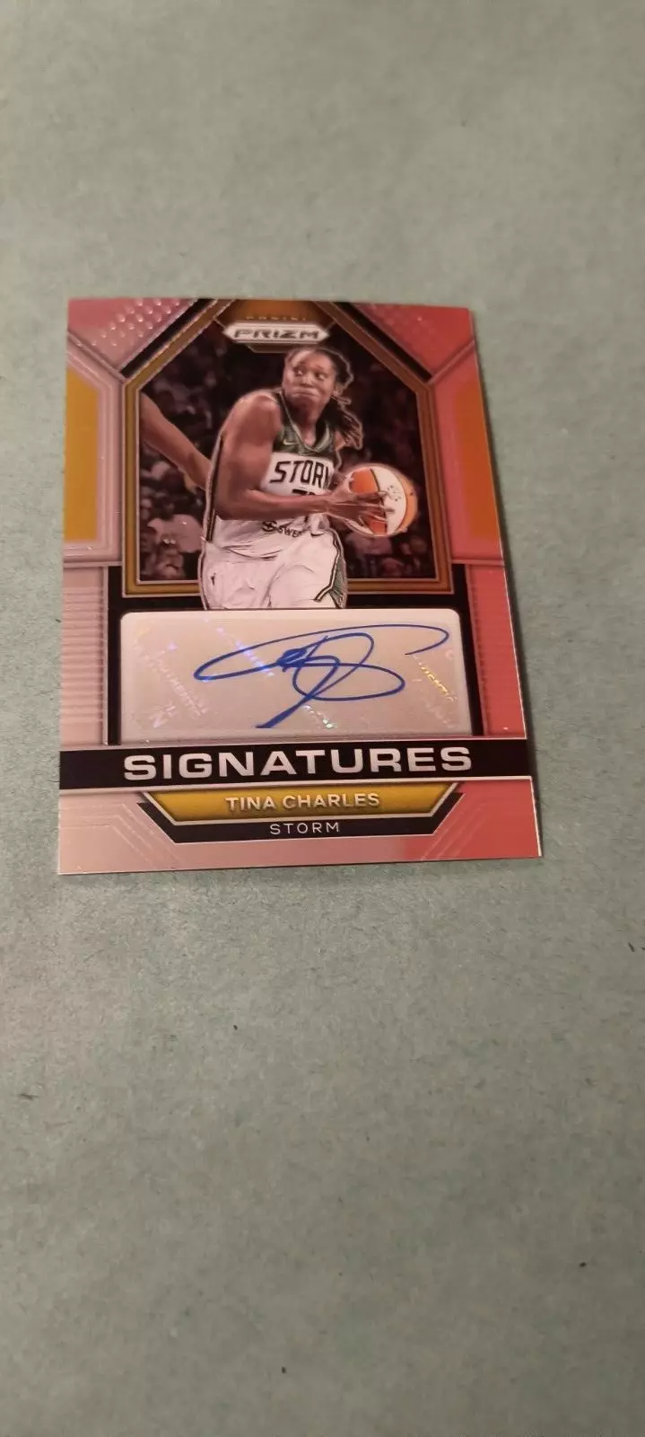 Tina Charles trading card