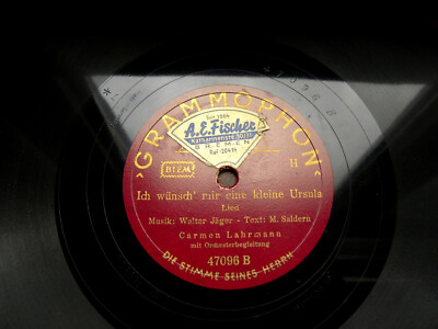 0611/CARMEN LAHRMANN-rec.1937-Ich wünsch´ mir eine kleine Ursula-78rpm Schellack