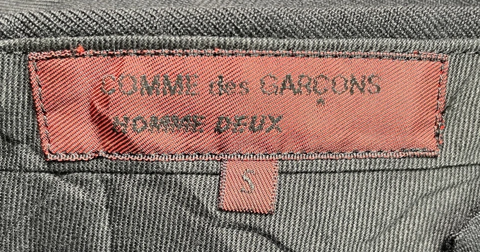Pantalones clásicos de lana COMME des GARCONS HOMME DEUX 1988 hechos en Japón Foto 4 de 4