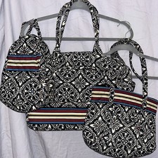 Vera Bradley 3pc Diaper Bag Changing Pad Mini Backpack And Handbag Barcelona