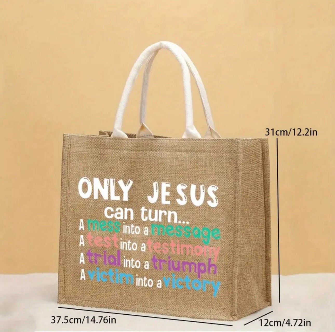 Stylish Durable Canvas Tote Bag for Everyday Use-image