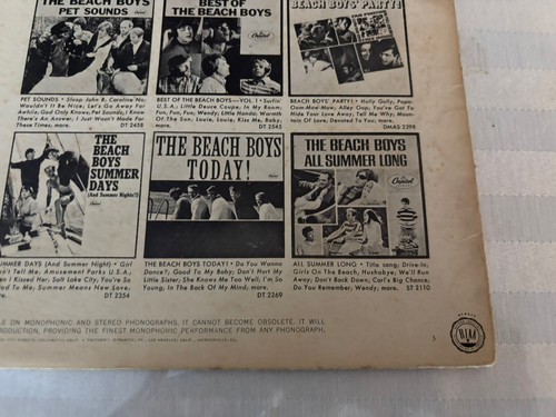 💽 BEST OF THE BEACH BOYS Vol. 2 Vinyl Record T-2706 First Pressing 1967 VG+ - Picture 11 of 16