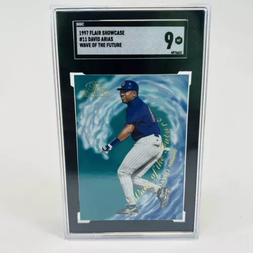 1997 Flair Showcase Wave of the Future 11 David Ortiz Arias SCG 9 Mint
