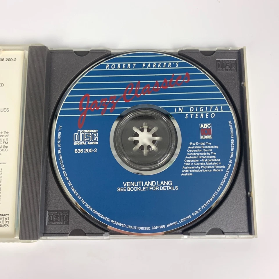 Jazz Classics Performances 1926-33 de Joe Venuti y Eddie Lang (CD 1987 ABC) Foto 3 de 4