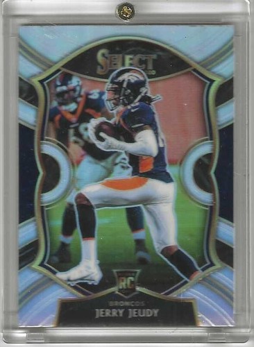 2020 PANINI SELECT #56 JERRY JEUDY CONCOURSE SILVER PRIZM SP ROOKIE CARD RC