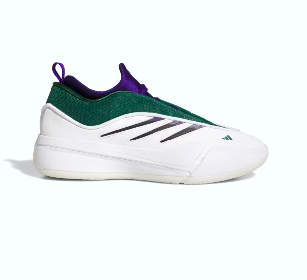 Adidas Dame 9 Low Cloud White Core Black Collegiate Green IG6603
