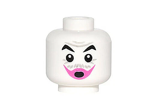 NEW LEGO Figure Head Super Heroes The Joker Classic white x