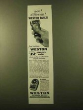 1958 Weston DR Exposure Meter Ad - Different 