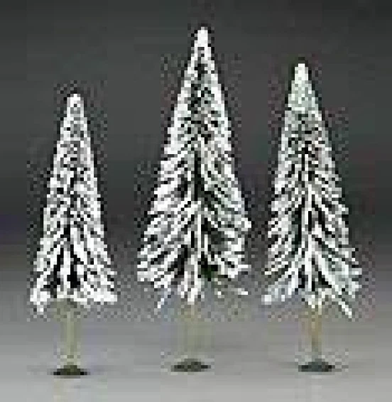 Bachmann  SceneScapes™ 8" - 10" Pine Trees with Snow - Box of 3    Item #32202 - Image 2 of 2