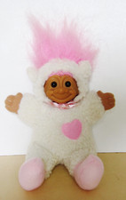 RUSS 6" TROLL DOLL SOFT BODY BABY LAMB SITTING POSITION VG CONDITION ADORABLE