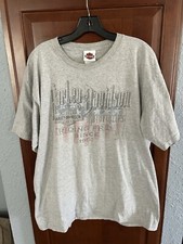 Vintage 90s Harley Davidson Grey Tshirt XL San Diego Single Stitch Made In USA