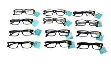 Acrylic Square Readers Unisex 3.75 Brand New Free Shipping Wholesale 12 Pack