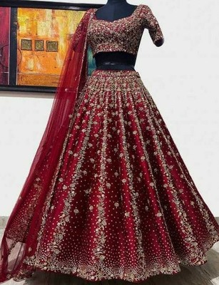 reception lehenga