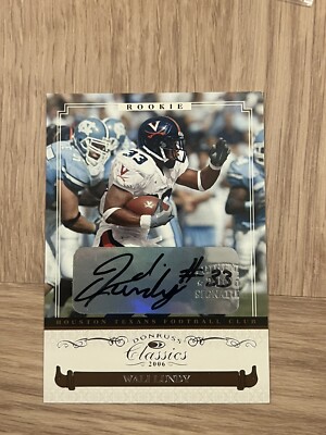 2006 Donruss Classics Rookies /499 Wali Lundy #215 Rookie Auto RC