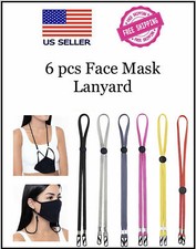 6 Pcs Adjustable Lanyard Face Mask Extender Ear Savers For Mask Strap Holder