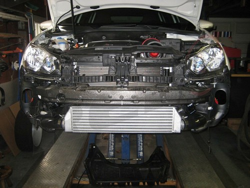 REV9 FRONT MOUNT INTERCOOLER KIT FOR 06-09 VOLKSWAGEN GTI 2.0T MK5 BOLT ON 500HP - Picture 8 of 10