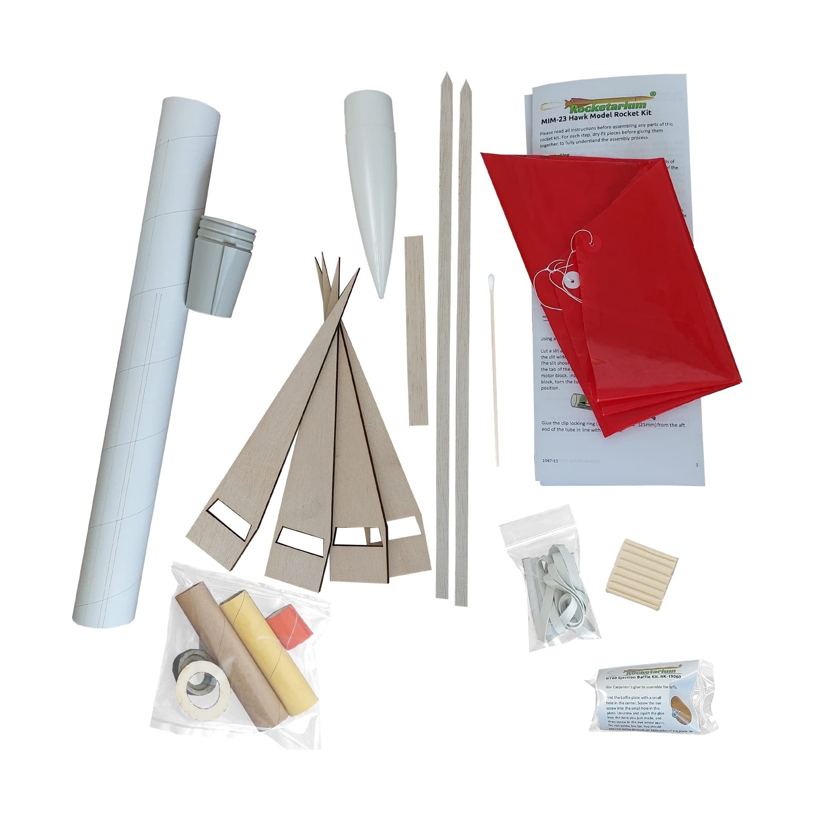 Hawk Model Rockets Kits Rocketarium MIM23 Hawk Flying Model Rocket Kit. RK-1047 | eBay