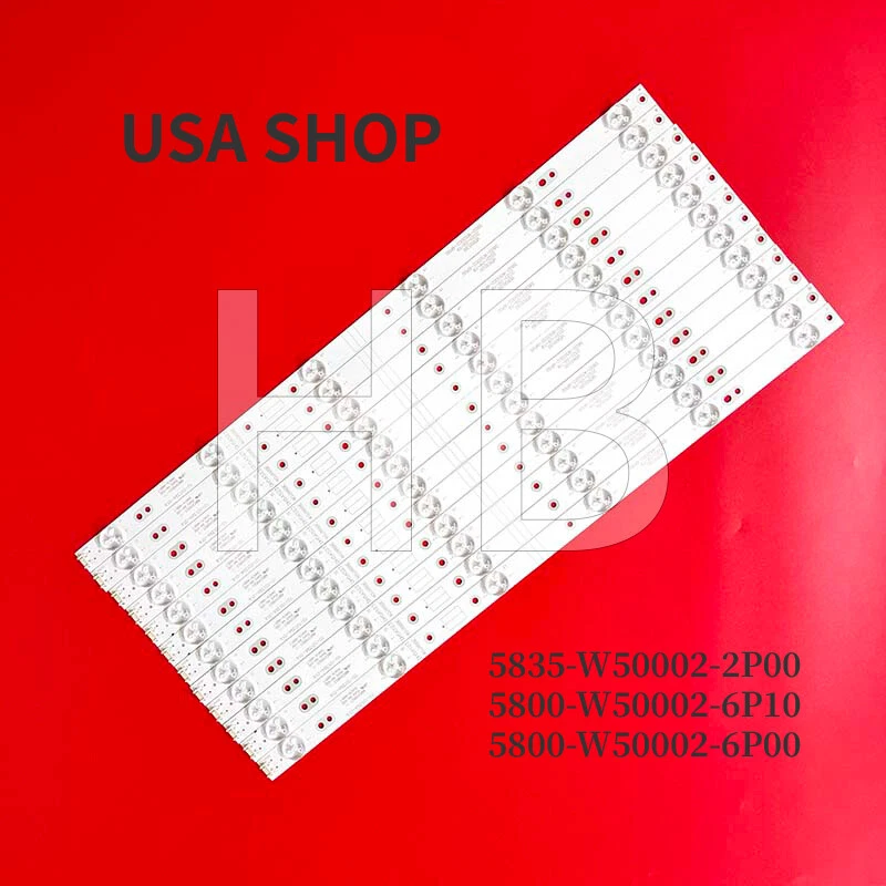 11pcs LED Strips For Hisense SVH550AA2 NS-55D550NA15
