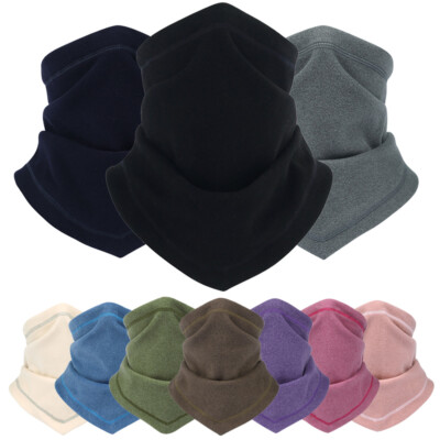 Winter Warm Fleece Neck Gaiter Tube Bandana Ski Face Mask Scarf for Cold Weather