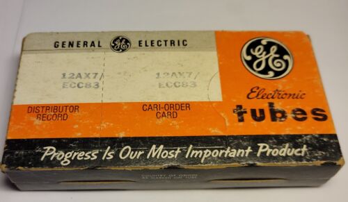 12AX7/ECC83 set of (5)  General Electric 12AX7 Audio Tubes-NIB NOS-TV-7 Tested  - Picture 1 of 5