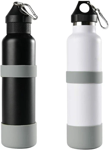 Silicone Double Protective Bottle Boot/Bottle Sleeve for Hydro Flask 12 to 40oz - Picture 18 of 46
