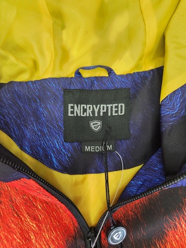 Encrypted Legendary Hoodie Mens Sz M Long Sleeve Pullover Multicolored - Picture 10 of 14