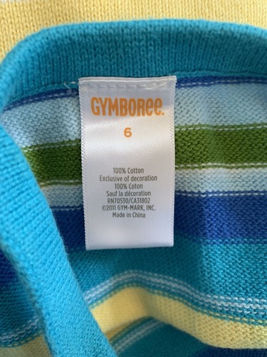 EUC Girls Gymboree Summer Sea Splash Knit Sweater Tank Sz 6 Jumping Beans Capris - Picture 9 of 10