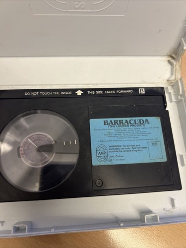 BARRACUDA Betamax Vintage Horrorfilm selten gruselig Pre Cert 70er Jahre Kino selten PAL - Bild 5 von 8